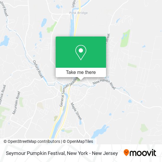 Seymour Pumpkin Festival map