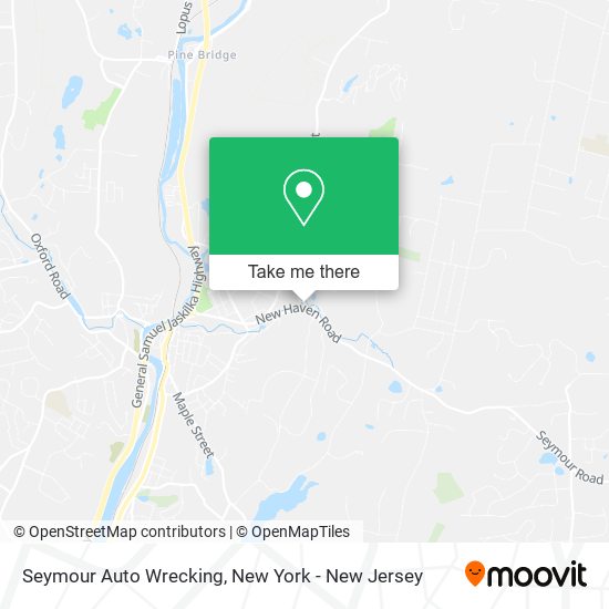 Seymour Auto Wrecking map