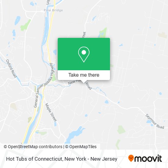 Mapa de Hot Tubs of Connecticut