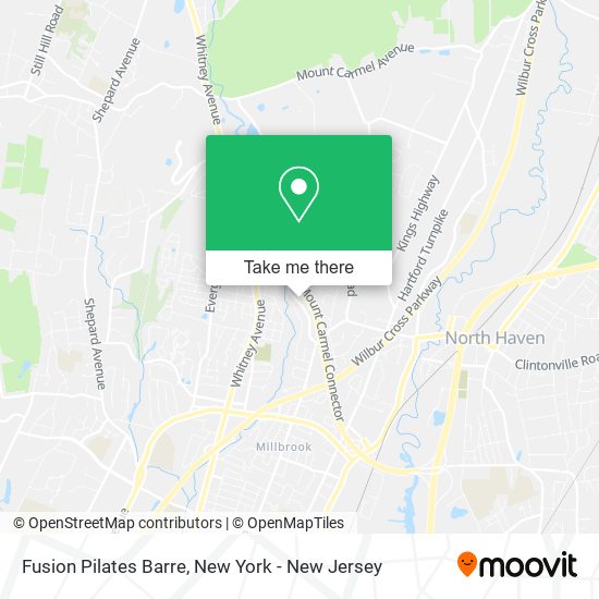 Mapa de Fusion Pilates Barre