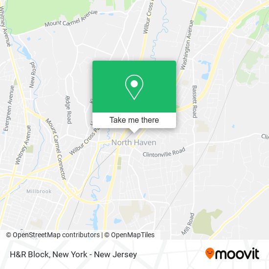 H&R Block map