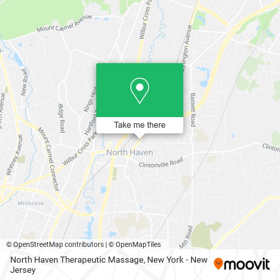 North Haven Therapeutic Massage map