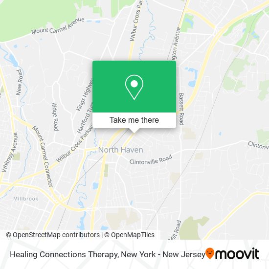 Mapa de Healing Connections Therapy
