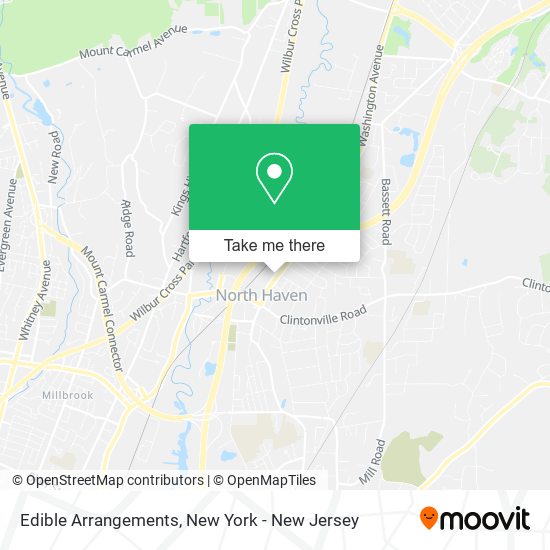Mapa de Edible Arrangements