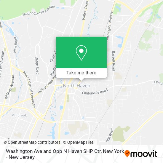 Mapa de Washington Ave and Opp N Haven SHP Ctr