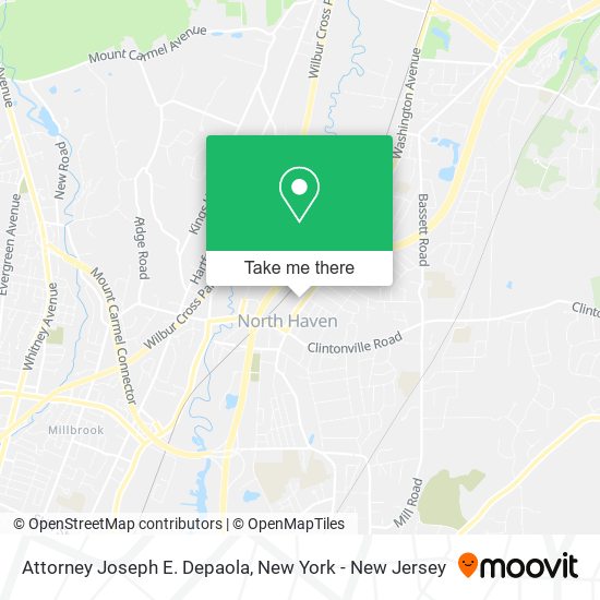 Mapa de Attorney Joseph E. Depaola