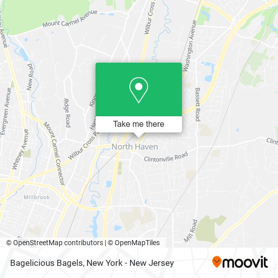 Mapa de Bagelicious Bagels