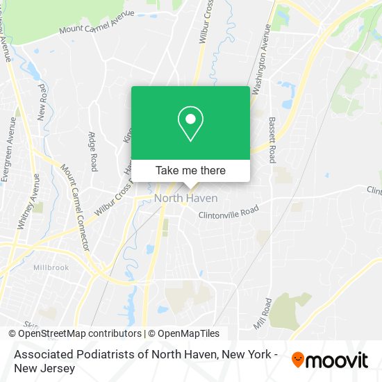 Mapa de Associated Podiatrists of North Haven