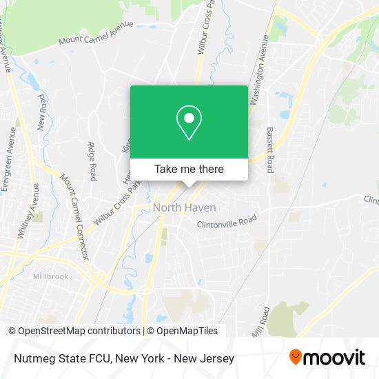 Nutmeg State FCU map