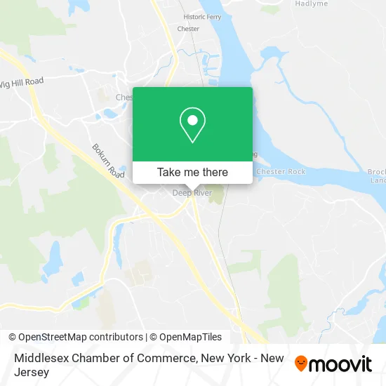 Middlesex Chamber of Commerce map