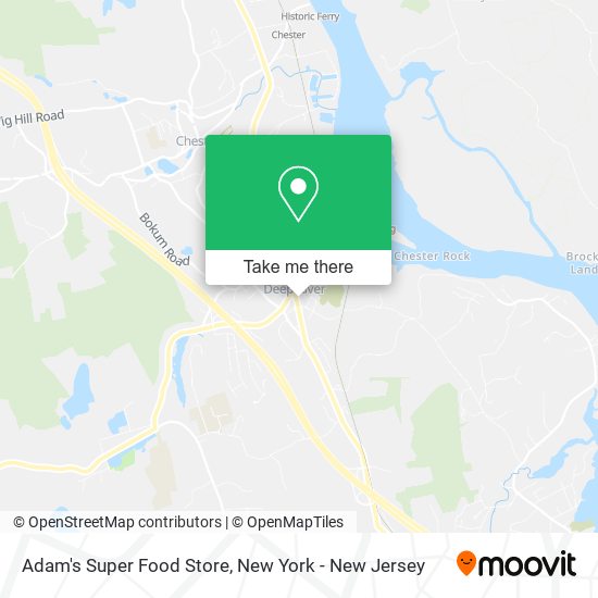 Mapa de Adam's Super Food Store