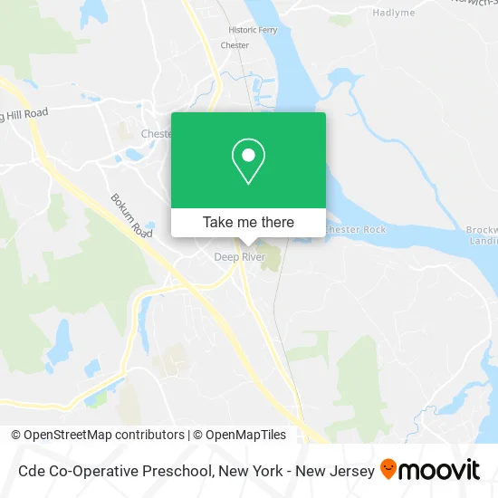 Cde Co-Operative Preschool map