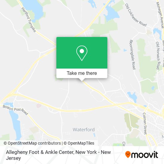 Allegheny Foot & Ankle Center map