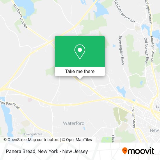 Panera Bread map