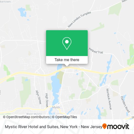 Mapa de Mystic River Hotel and Suites