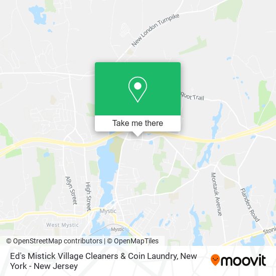 Ed's Mistick Village Cleaners & Coin Laundry map
