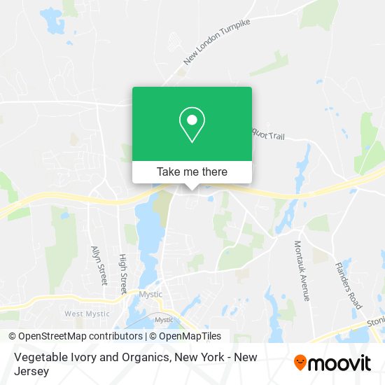 Mapa de Vegetable Ivory and Organics