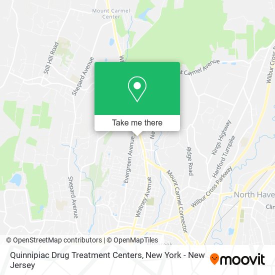 Quinnipiac Drug Treatment Centers map