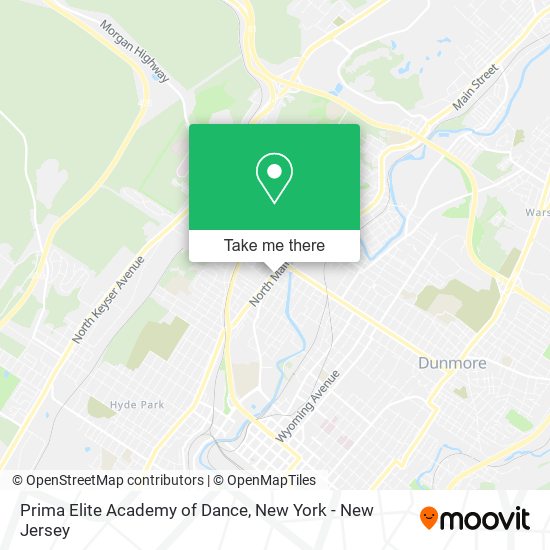 Prima Elite Academy of Dance map