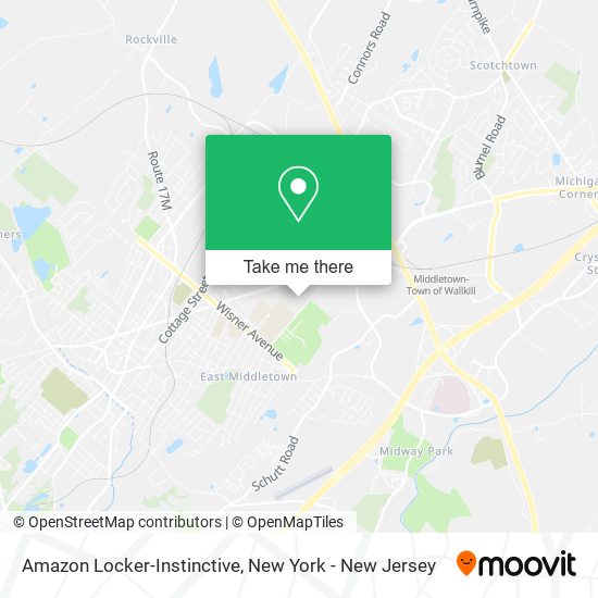 Mapa de Amazon Locker-Instinctive