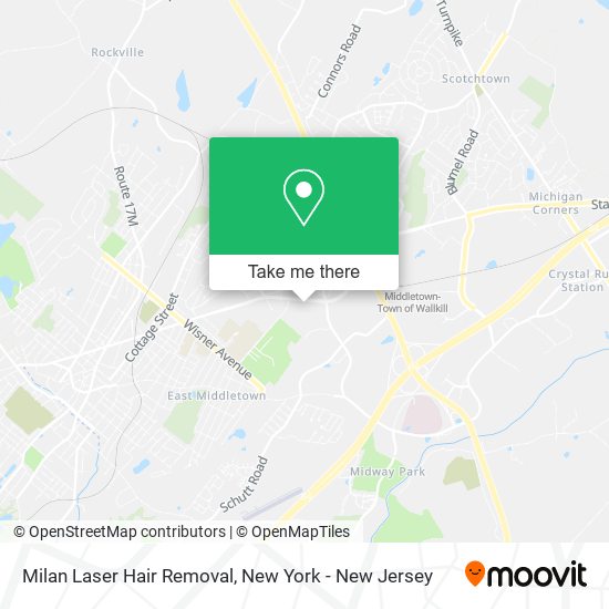 Milan Laser Hair Removal map