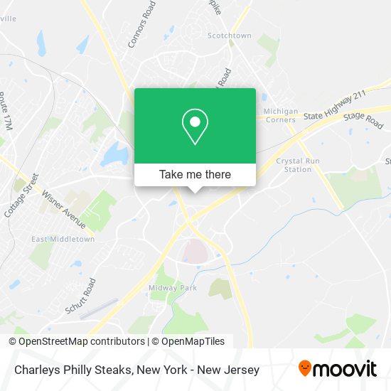 Charleys Philly Steaks map