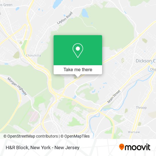 H&R Block map