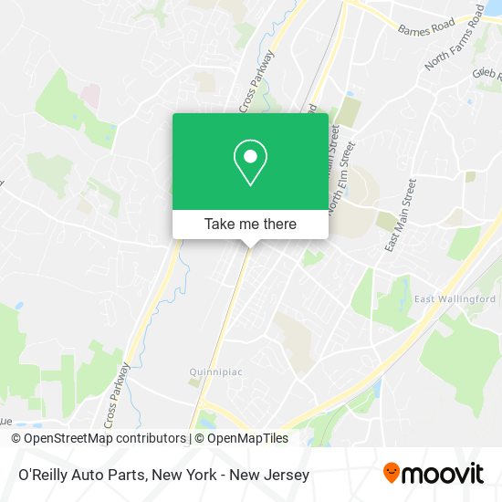 O'Reilly Auto Parts map