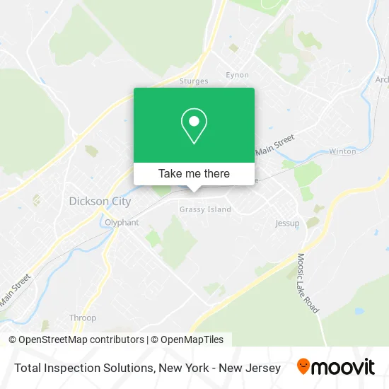 Total Inspection Solutions map