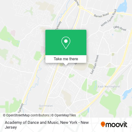 Academy of Dance and Music map