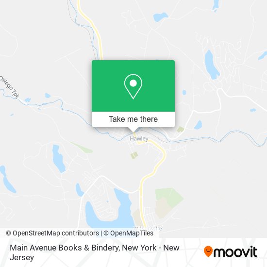 Main Avenue Books & Bindery map