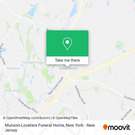 Munson-Lovetere Funeral Home map