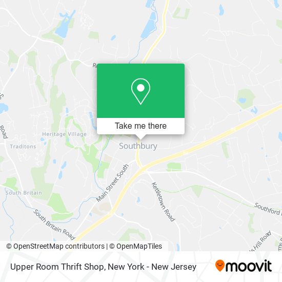 Mapa de Upper Room Thrift Shop
