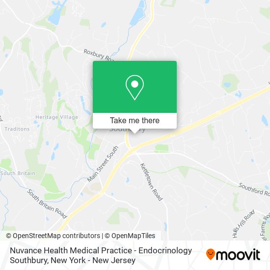 Nuvance Health Medical Practice - Endocrinology Southbury map