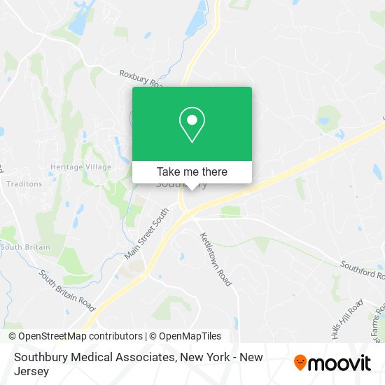 Southbury Medical Associates map