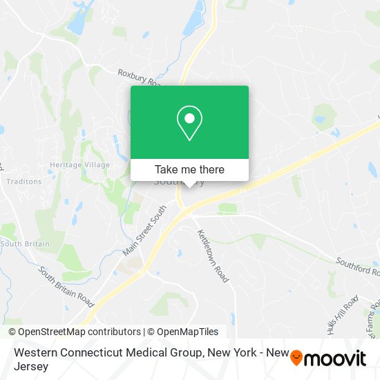 Mapa de Western Connecticut Medical Group