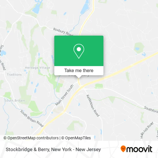 Stockbridge & Berry map