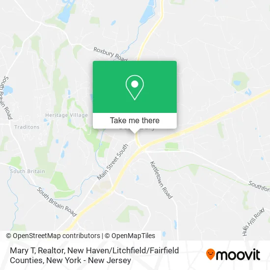 Mary T, Realtor, New Haven / Litchfield / Fairfield Counties map