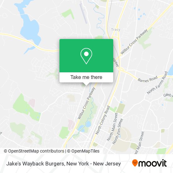 Mapa de Jake's Wayback Burgers