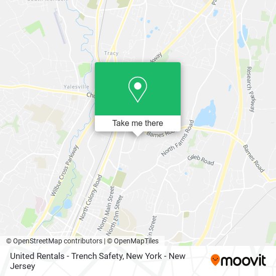 Mapa de United Rentals - Trench Safety