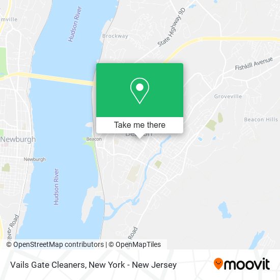 Vails Gate Cleaners map