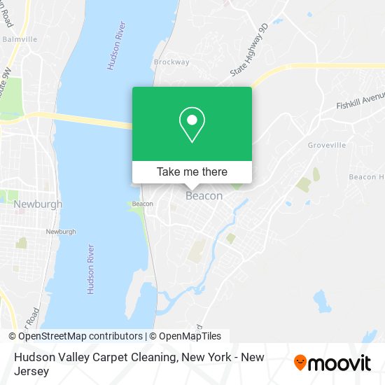 Hudson Valley Carpet Cleaning map