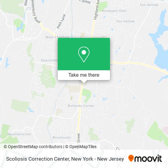 Scoliosis Correction Center map
