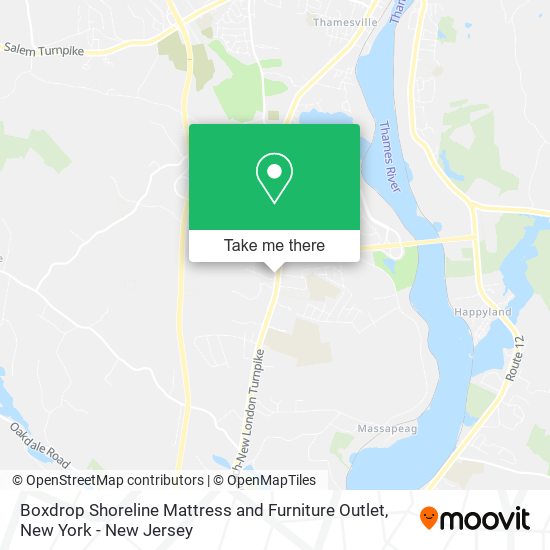 Mapa de Boxdrop Shoreline Mattress and Furniture Outlet