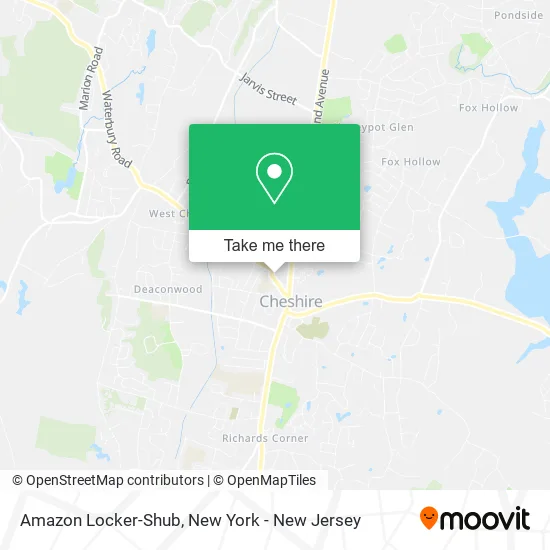 Amazon Locker-Shub map