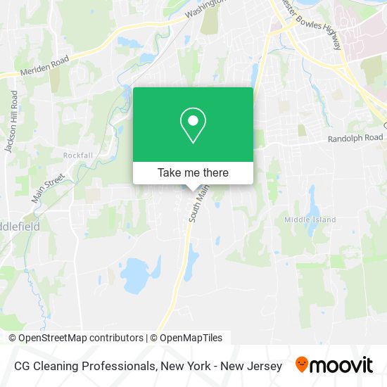 CG Cleaning Professionals map
