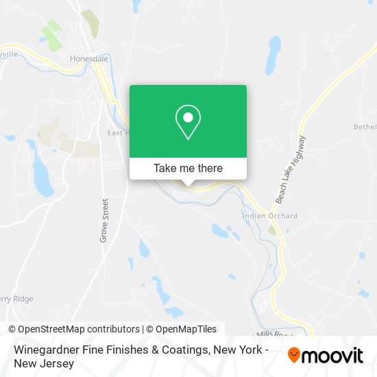 Winegardner Fine Finishes & Coatings map