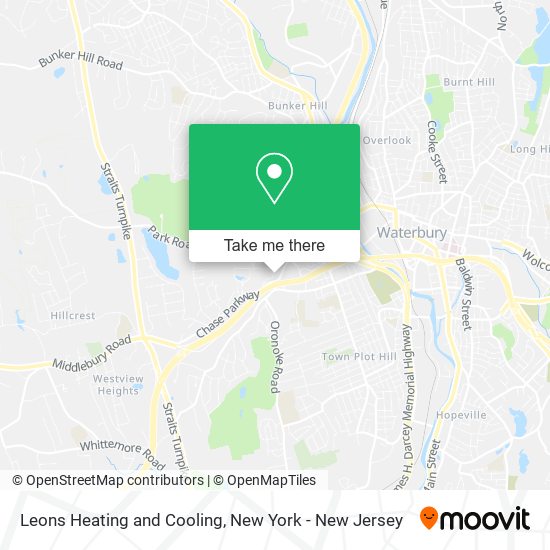 Leons Heating and Cooling map