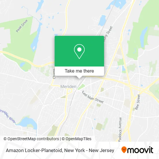 Amazon Locker-Planetoid map