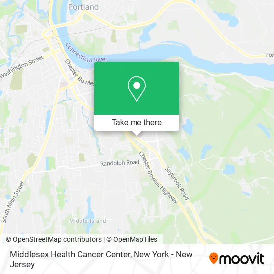 Middlesex Health Cancer Center map